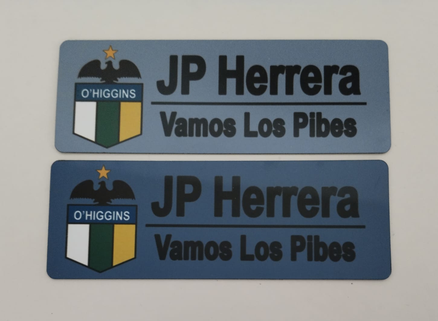 Placa ABS para casco